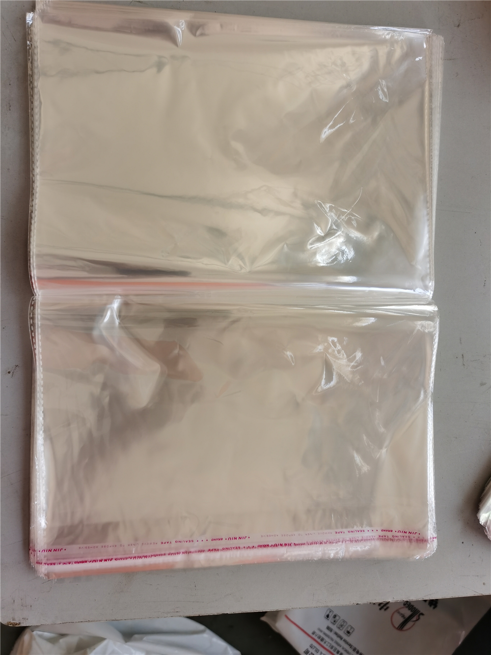 透明OPP塑料花刀自粘袋